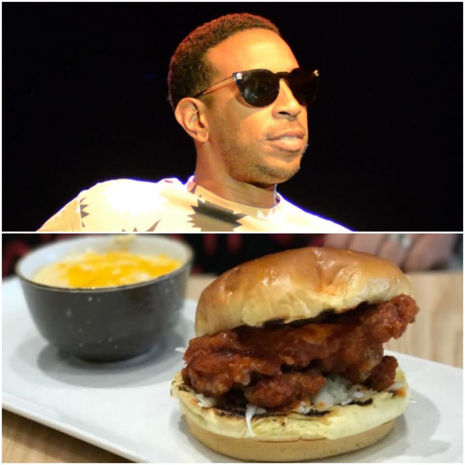 <p>En noviembre de 2016, el rapero Ludacris abrió el restaurante “Chicken + Beer” en el Aeropuerto Internacional Hartsfield-Jackson de Atlanta. El restaurante, que ofrece recetas clásicas sureñas como pollo, gofres, bagres rebozados y harina de maíz con langostinos, lleva el mismo nombre que el disco multi-platino del rapero del 2003, “Chicken N Beer”.<br> (Canadian Press/Twitter) </p>