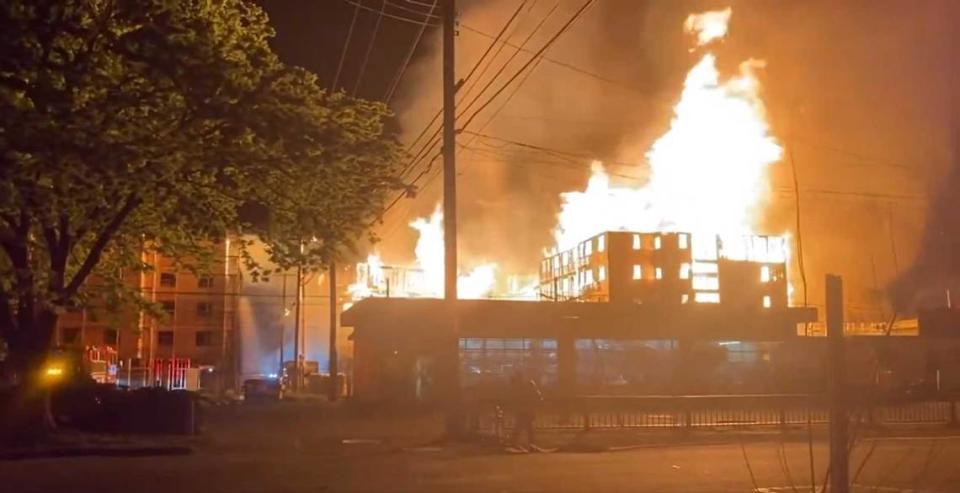 The Sacramento Fire Department battled a massive blaze on Tuesday, March 26, 2024, on Broadway and 19th Street, causing road closures. The investigation into the fire is underway.