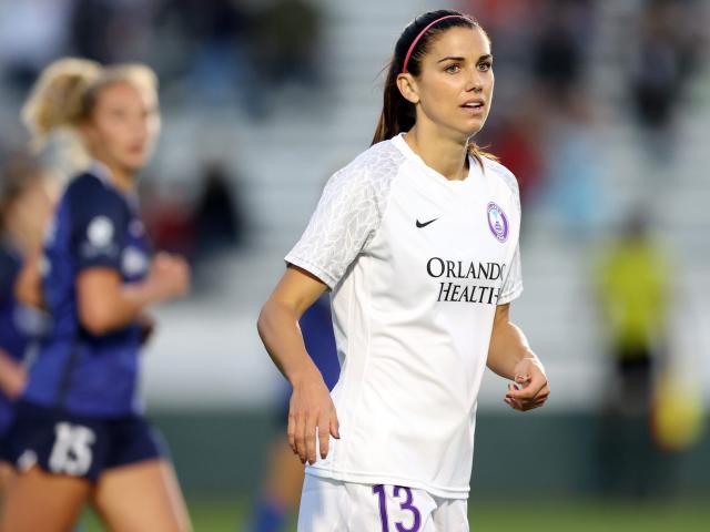 US Soccer star Alex Morgan pulled out a goofy, Ted Lasso-inspired  celebration after scoring a left-footed stunner