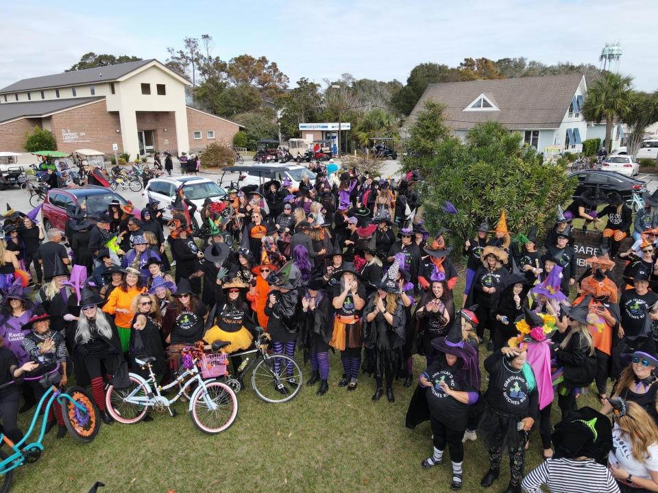 The 2022 Oak Island Witches Ride had more than 300 participants.