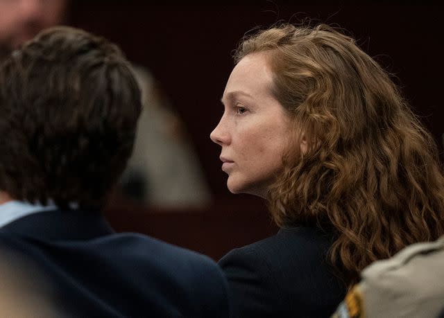 <p>Mikala Compton/Austin American-Statesman/AP, Pool</p> Kaitlin Armstrong sits with her defense lawyers during her murder trial at the Blackwell-Thurman Criminal Justice Center on November 16, 2023.