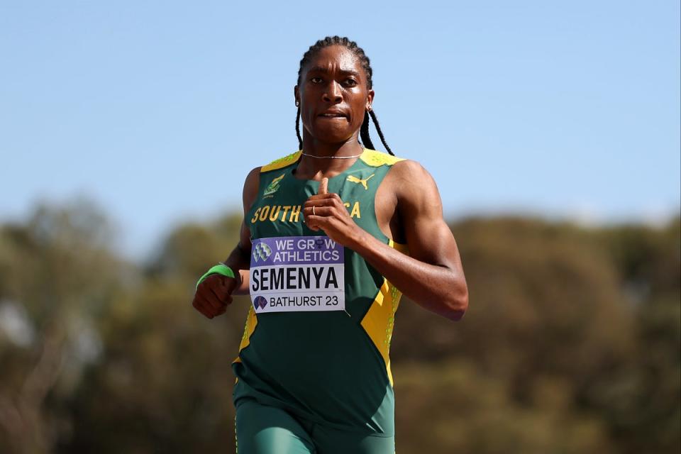 Caster Semenya at the 2023 World Cross Country Championships (Getty Images for World Athletics)