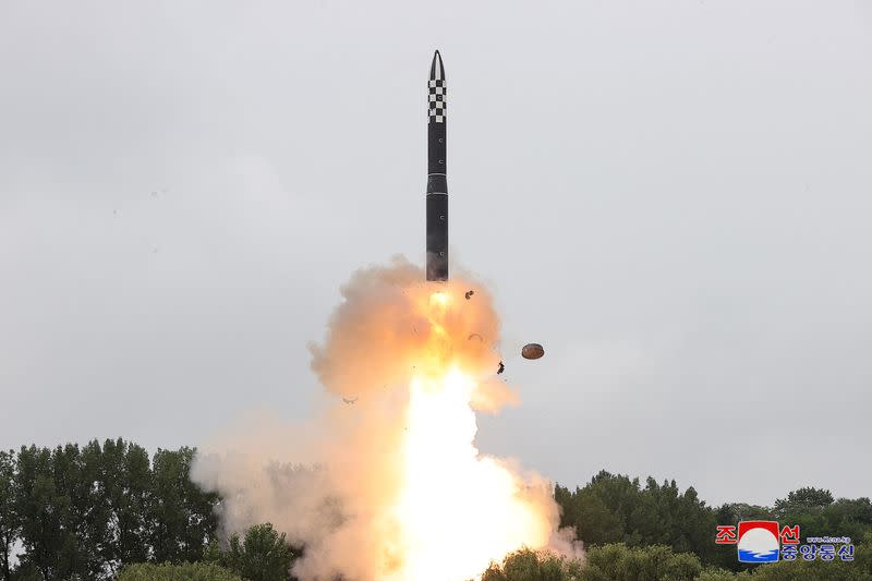 Hwasong-18 ICBM test launch