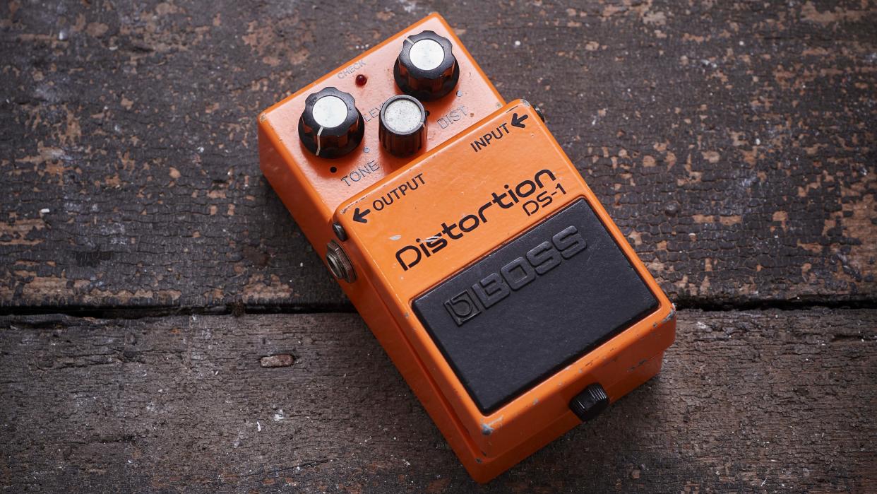  Boss DS-1 pedal. 
