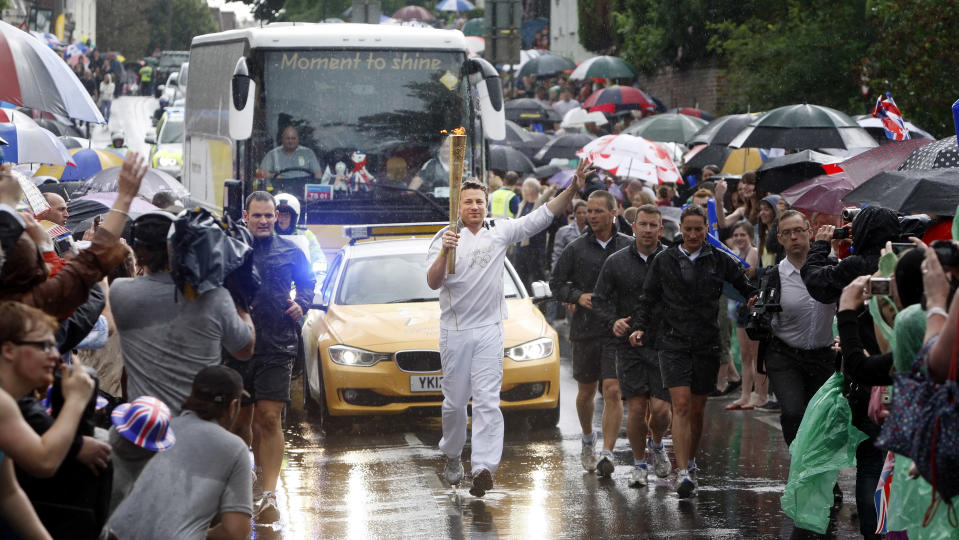 Day 50 - The Olympic Torch Continues Its Journey Around The UK