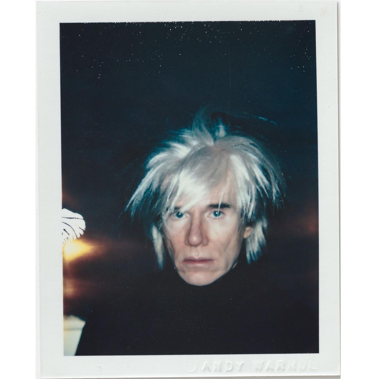 Andy Warhol, Self-Portrait in Fright Wig, 1986 - The Andy Warhol Foundation for the Visual Arts, Inc. Licensed by DACS, London. Courtesy BASTIAN, London