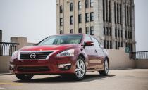 <p>Curvy, dramatic styling mimics bigger brother Maxima and gives the Altima an upscale vibe. Engine choices are either a 182-hp 2.5-liter four or a 270-hp 3.5-liter V-6, both with a CVT. The SR infuses a little fun by adding stiffer suspension tuning, paddle shifters, and unique wheels. Forward emergency braking with adaptive cruise control creates a robust active-safety bundle. Overall, the Altima is a capable sedan with a decent options list and a roomy, comfortable cabin. <a rel="nofollow noopener" href="http://www.caranddriver.com/nissan/altima" target="_blank" data-ylk="slk:FULL COVERAGE ››;elm:context_link;itc:0;sec:content-canvas" class="link ">FULL COVERAGE ››</a></p>