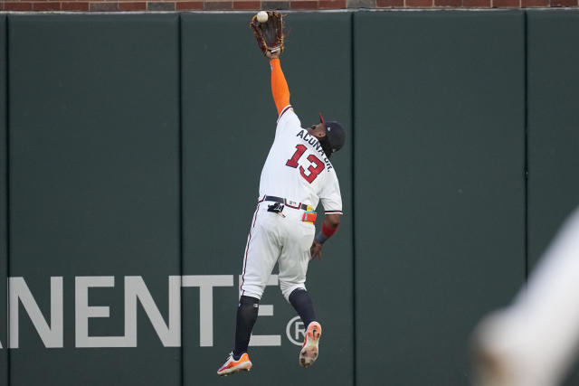 Ronald Acuña Jr. hits one of Braves' five two-run homers