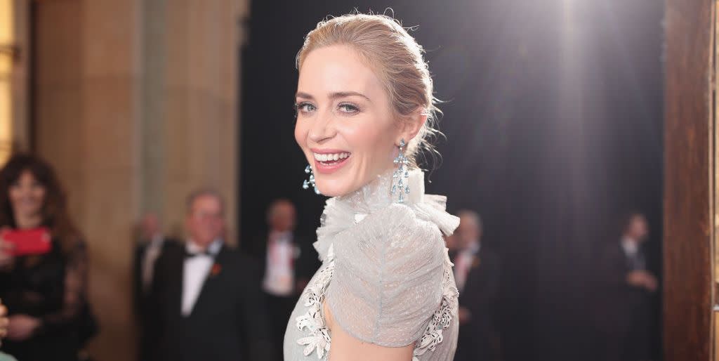 hollywood, ca   march 04  emily blunt attends the 90th annual academy awards at hollywood  highland center on march 4, 2018 in hollywood, california  photo by christopher polkgetty images