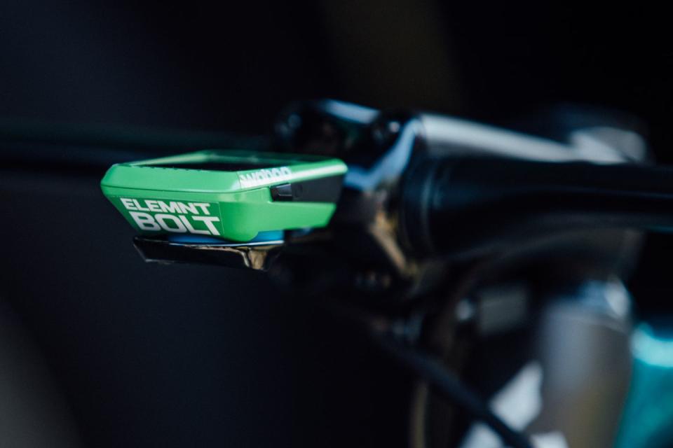 8) Peter Sagan’s Green Wahoo Elemnt Bolt