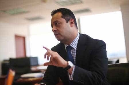 Mexico's Undersecretary of Finance and Public Credit Gabriel Yorio speaks during an interview with Reuters in Mexico City