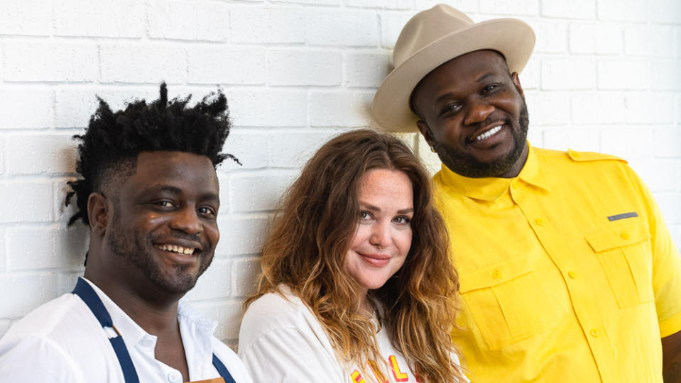 Harvard Aninye, Kate Houser and Tavel Bristol-Joseph. - Credit: Photo: courtesy Canje