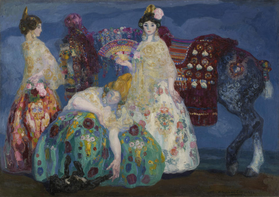 Hermenegildo Anglada Camarasa, Girls of Burriana (Falleras), 1910-11