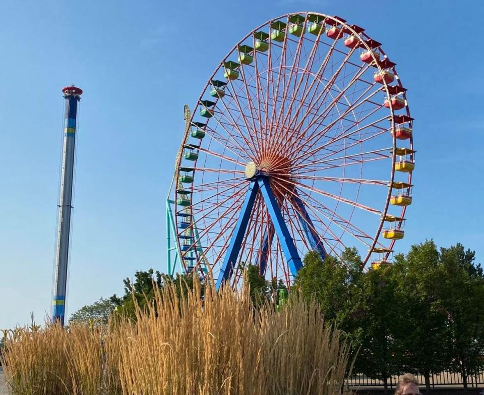 Featuring 17 roller coasters, Cedar Point in Sandusky also has a Ferris wheel, carousel and other classic rides.