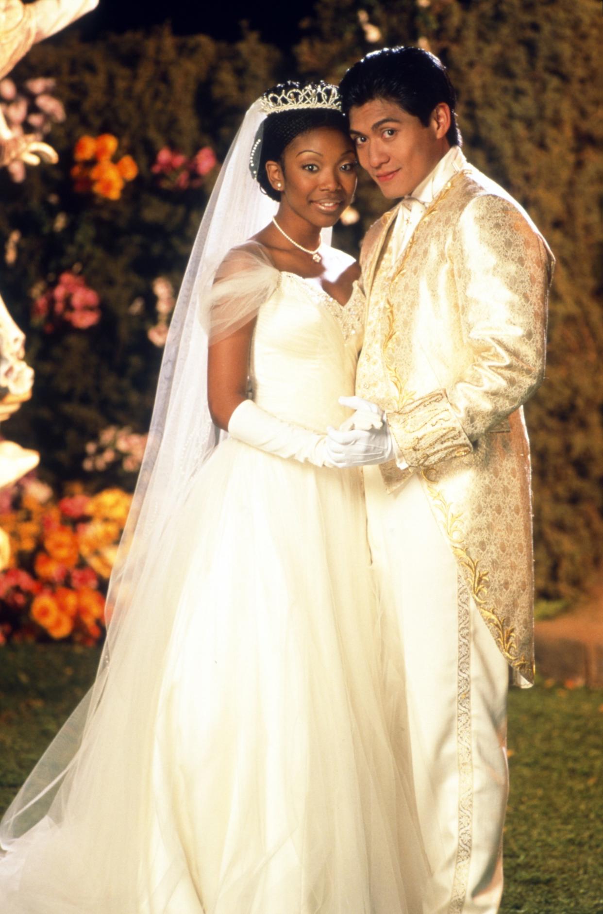 Brandy Norwood as Cinderalla and Paolo Montalban as the Prince.