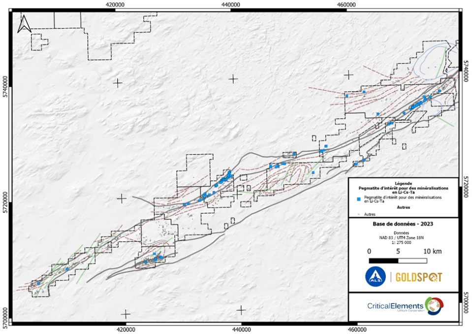 Critical Elements Lithium Corporation, Tuesday, May 30, 2023, Press release picture