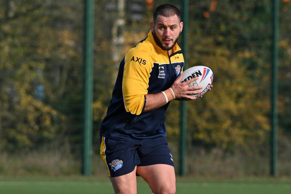 Ex-Harlequins and Bath rugby union prop Lewis Boyce has been training with Leeds Rhinos. Picture by Matthew Merrick/Leeds Rhinos.