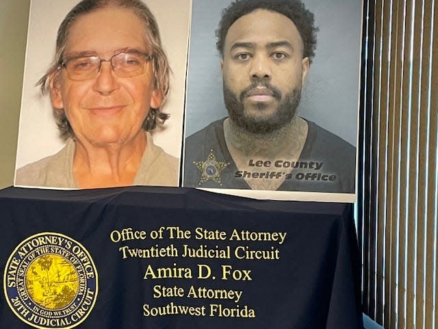 A Lee County grand jury on Wednesday, June 26, 2024, returned capital murder indictments against Michael Maree, 66 (left), and Courtney Parchman, 31 (right), both of Fort Myers, linked to separate homicides.