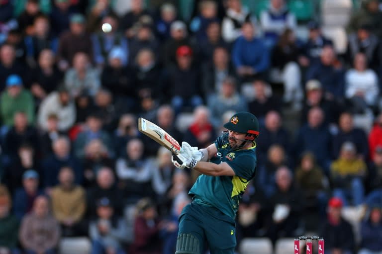 Fast start: Australia opener Travis Head struck a rapid fifty in the 1st T20 international against England at Southampton (Adrian Dennis)