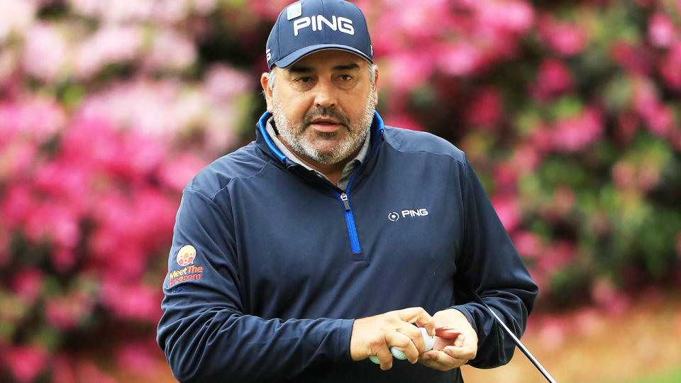 Angel Cabrera, pictured here at the 2018 Masters Tournament. 