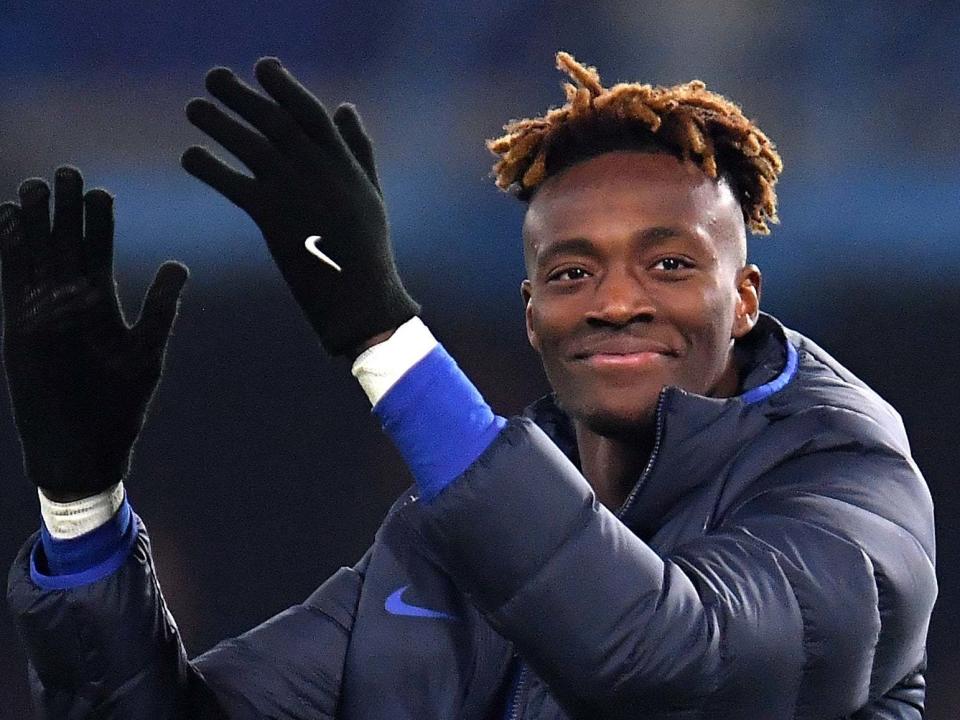 Abraham pays tribute to the fans at Stamford Bridge: Getty