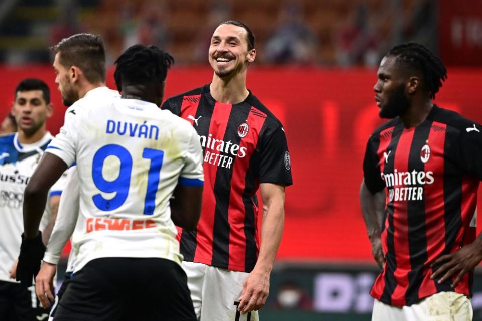 Milan’s talisman Zlatan Ibrahimovic said he felt isolated against Atalanta.