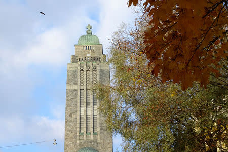 Kallio church is pictured in Helsinki, Finland, October 20, 2016. REUTERS/Jussi Rosendahl