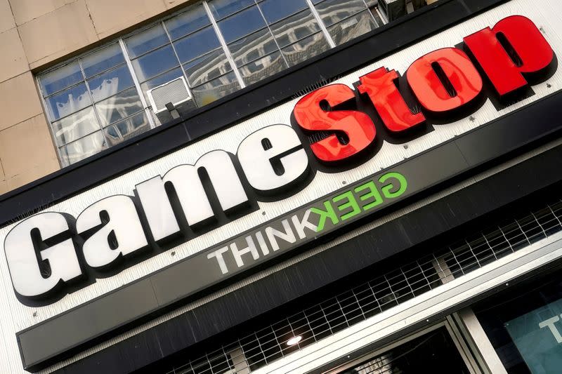 FILE PHOTO: A GameStop store is pictured in New York