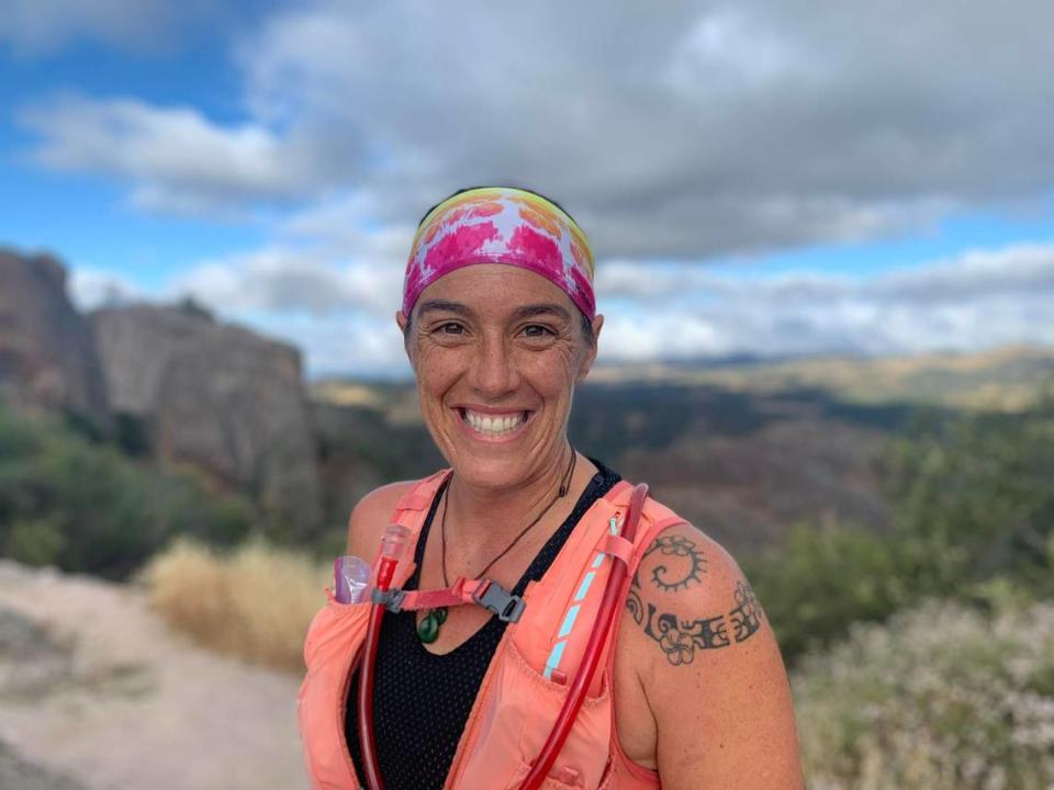 Los Osos resident Sonja Wieck poses for a picture while on a trail run at Pinnacles National Park. She appears as a contestant in “World’s Toughest Race: Eco-Challenge Fiji,” premiering on Amazon Prime on Aug. 14, 2020.