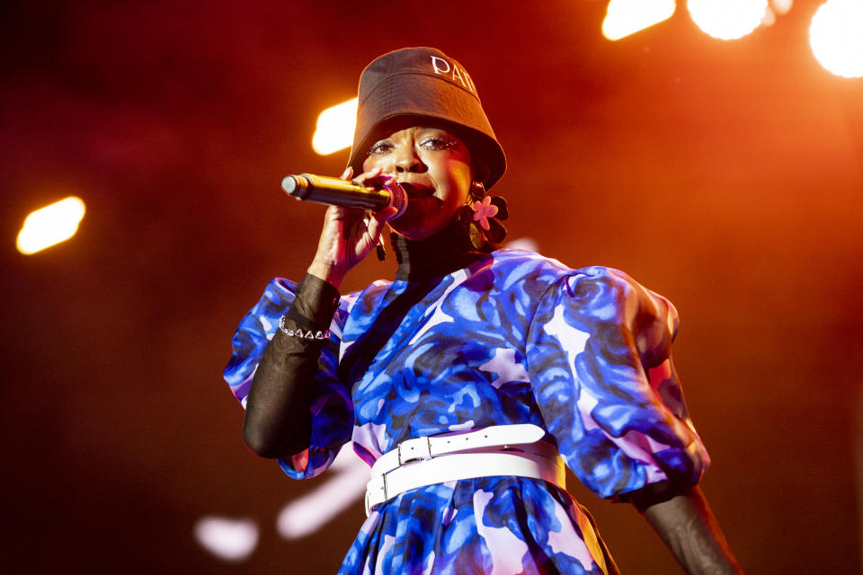 The Queens rapper considers Lauryn Hill (above) to be her idol. Photo by Erika Goldring/WireImage.