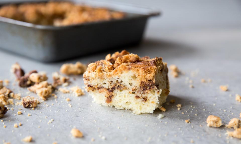 Turn Leftover Girl Scout Cookies into Coffee Cake