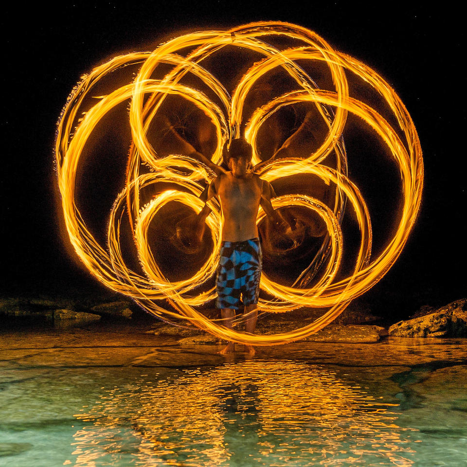 Fire dancer