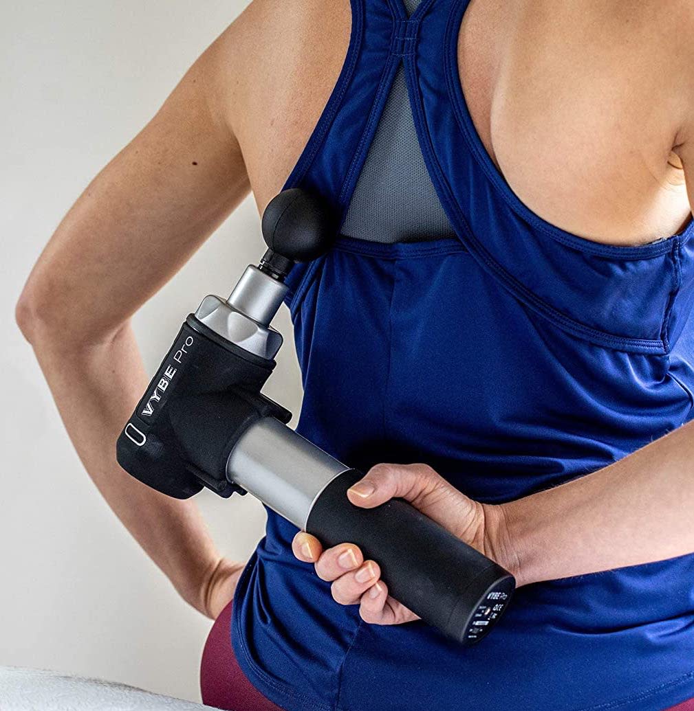 The Vybe Pro Percussion Massage Gun really hits the spot. And it's now 40% off! (Photo: Amazon)