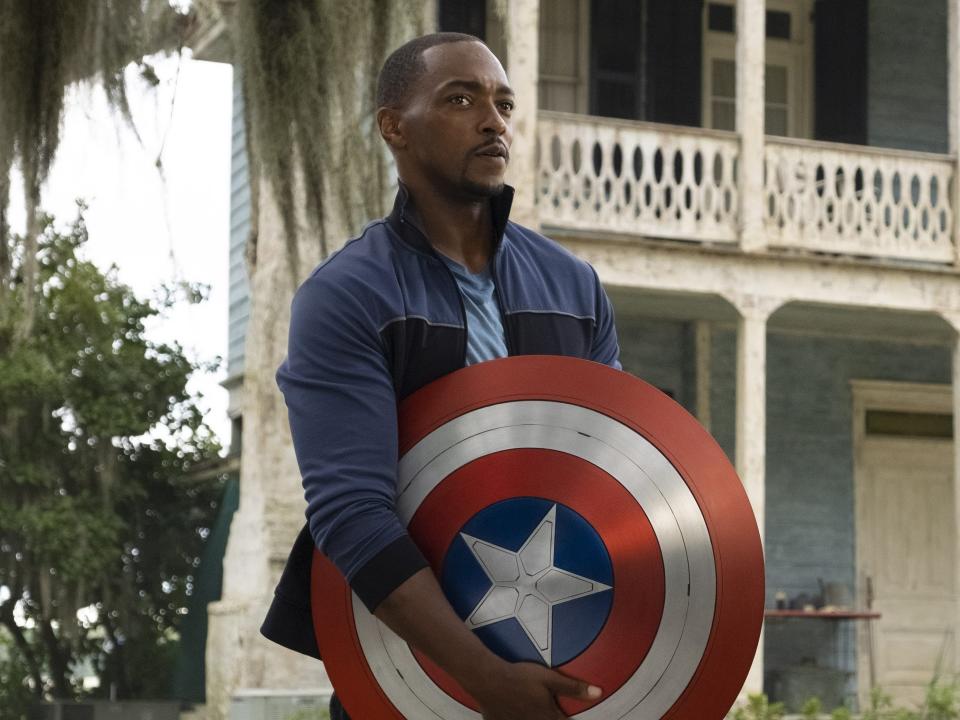 Anthony Mackie as Sam Wilson on season one, episode five of "The Falcon and the Winter Soldier."