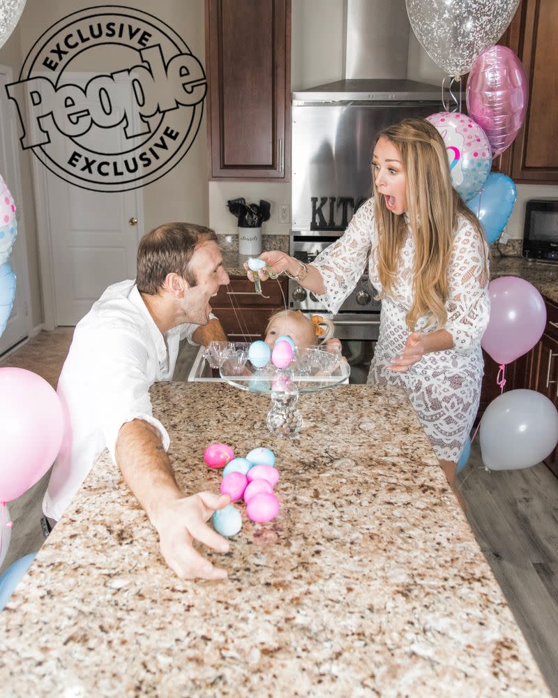 Jamie Otis, Doug Hehner and daughter Henley Grace | Zoe Vella