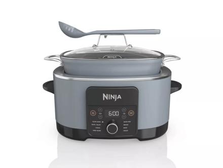 Ninja Auto-iQ Cooking System 6-Quart Black/Stainless Rectangle Slow Cooker  at