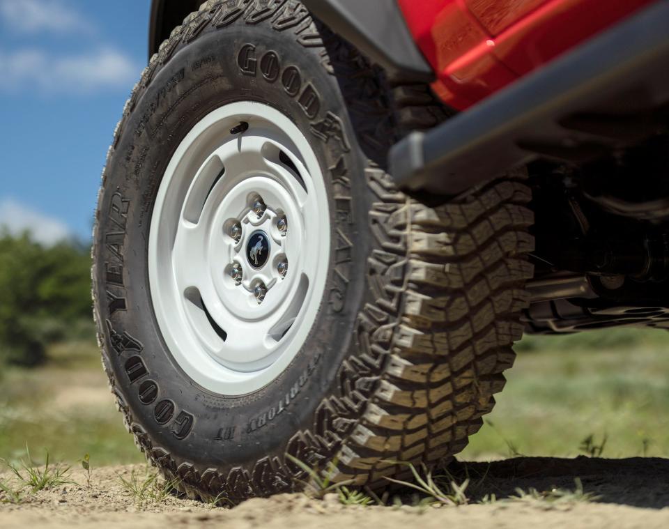 The Ford Bronco Heritage Edition.