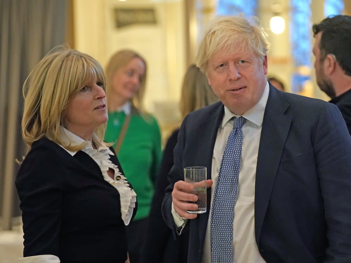 Rachel Johnson says she was at Chequers – but all rules were followed (PA)