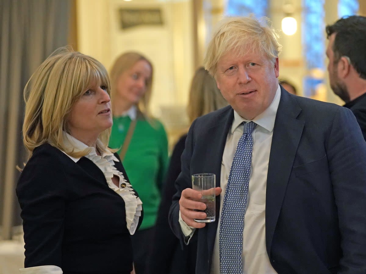 Boris Johnson and Rachel Johnson (PA)