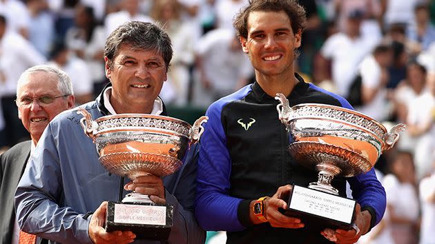 Toni and Rafa. Image: Getty