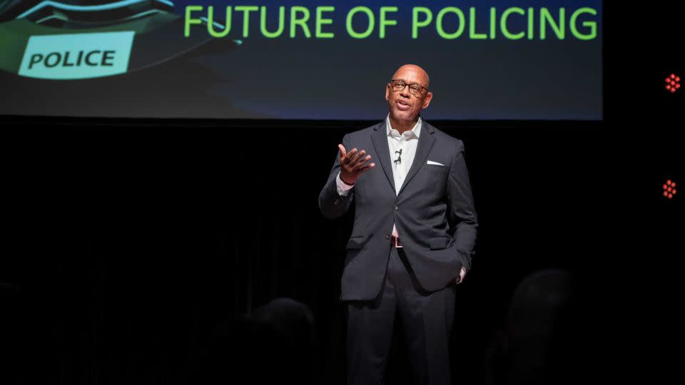 Cedric Alexander speaks about policing in America during CivicCon at the Rex Theatre in downtown Pensacola, Florida, in September 2021. (Gregg Pachkowski/News-Journal/USA Today Network) - Gregg Pachkowski/USA Today Network