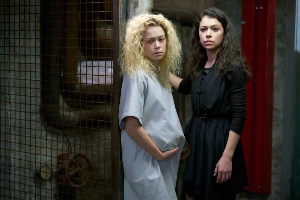 Tatiana Maslany as Helena and Sarah on 'Orphan Black'
