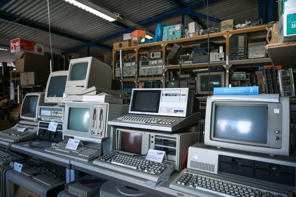 <div class="inline-image__caption"><p>Personal computers from the 80's from Commodore, Sharp and IBM.</p></div> <div class="inline-image__credit">Heiko Rebsch/picture alliance via Getty Images</div>