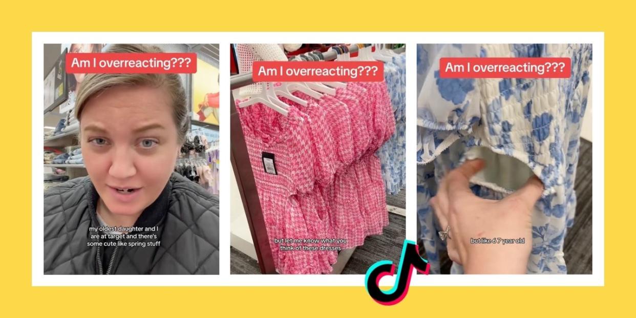 Mom on TikTok talks about girls' Target dresses