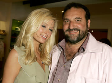 Paris Hilton and producer Joel Silver at Kitson in Beverly Hills for Warner Bros. Pictures' House of Wax