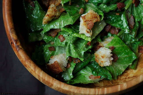 Caesar Salad with Pancetta