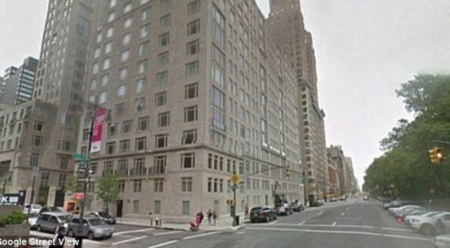 The $88 million dollar NYC apartment owned the billionaire purchased for his daughter. Soure: Google maps