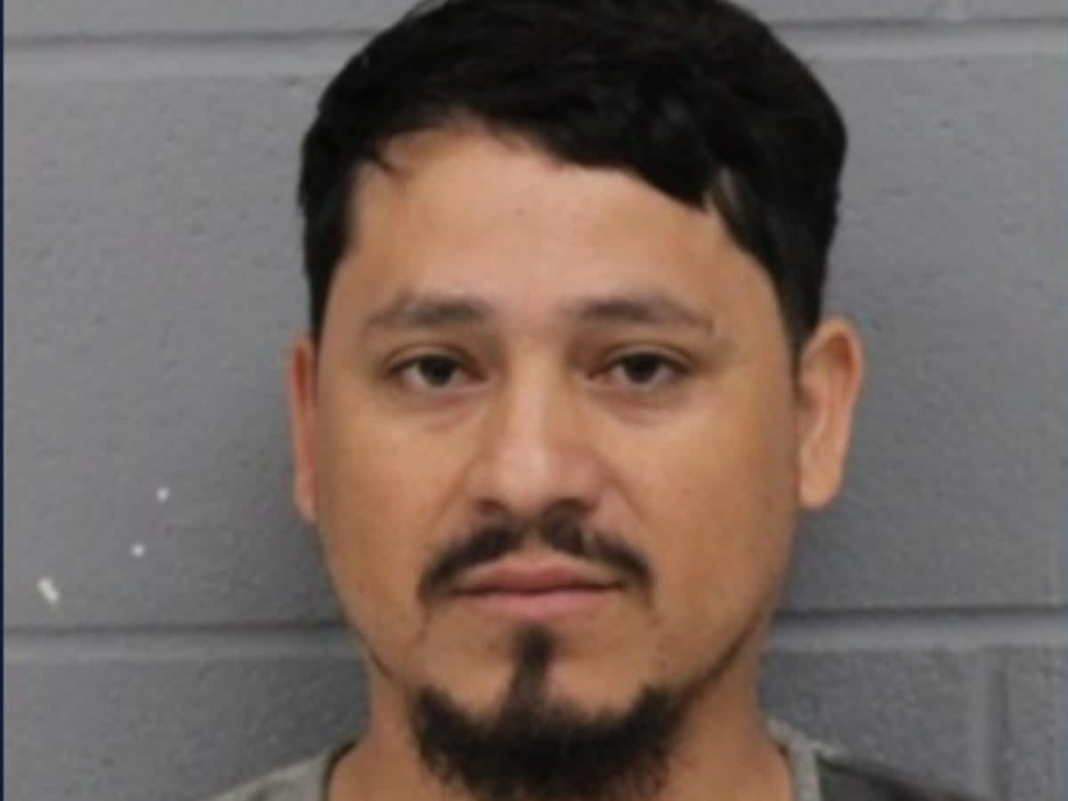 Reynaldo Tapia-Arcibar, 31, is accused of kidnapping and sexually assaulting a Texas woman after offering to help her fix a blown tire (Travis County Jail)