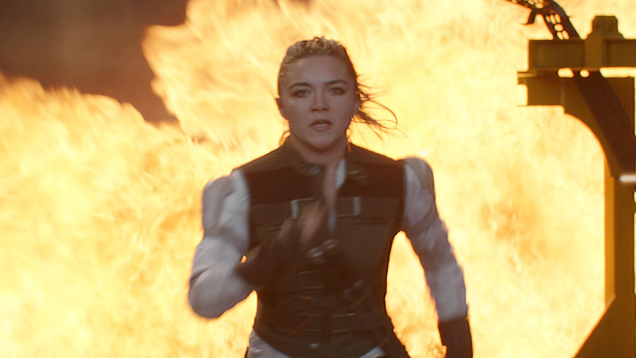  Florence Pugh as Yelena Belova in Black Widow. 