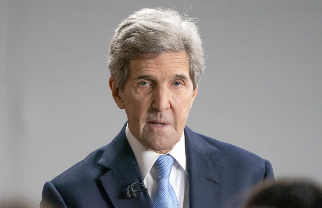 John Kerry spoke about the Glasgow Climate Pact (PA) (PA Wire)